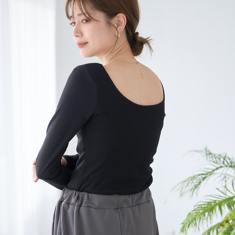 little suzie バックオープントップス