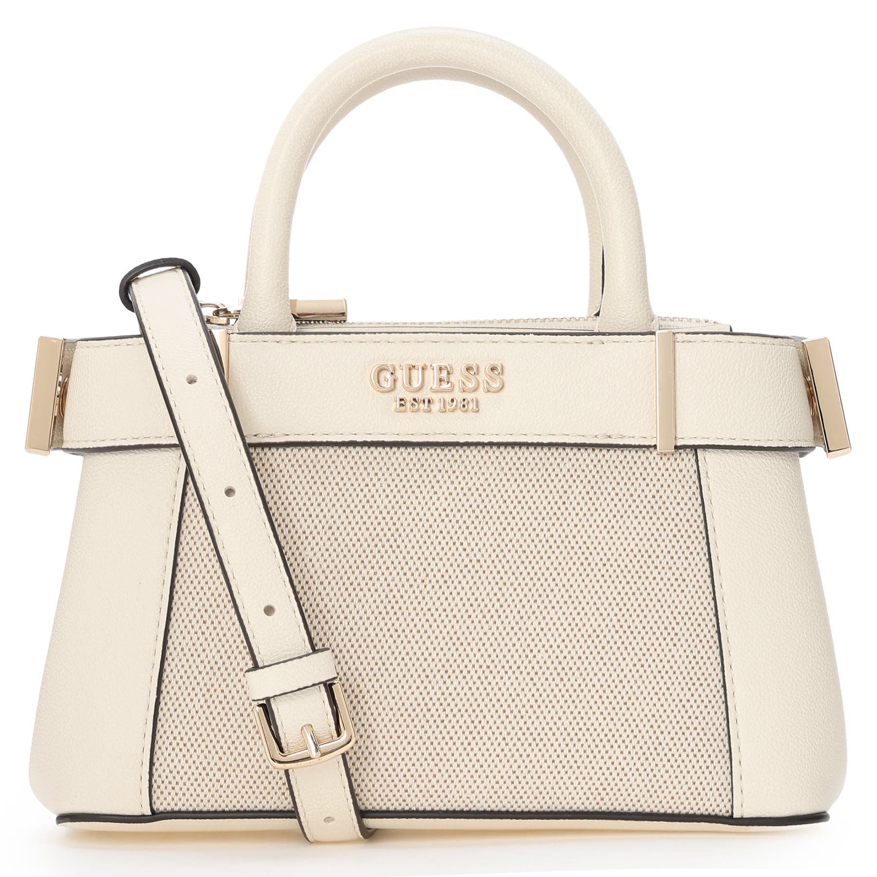 GUESS borsa a tracolla Lorelei Mini Satchel Bone