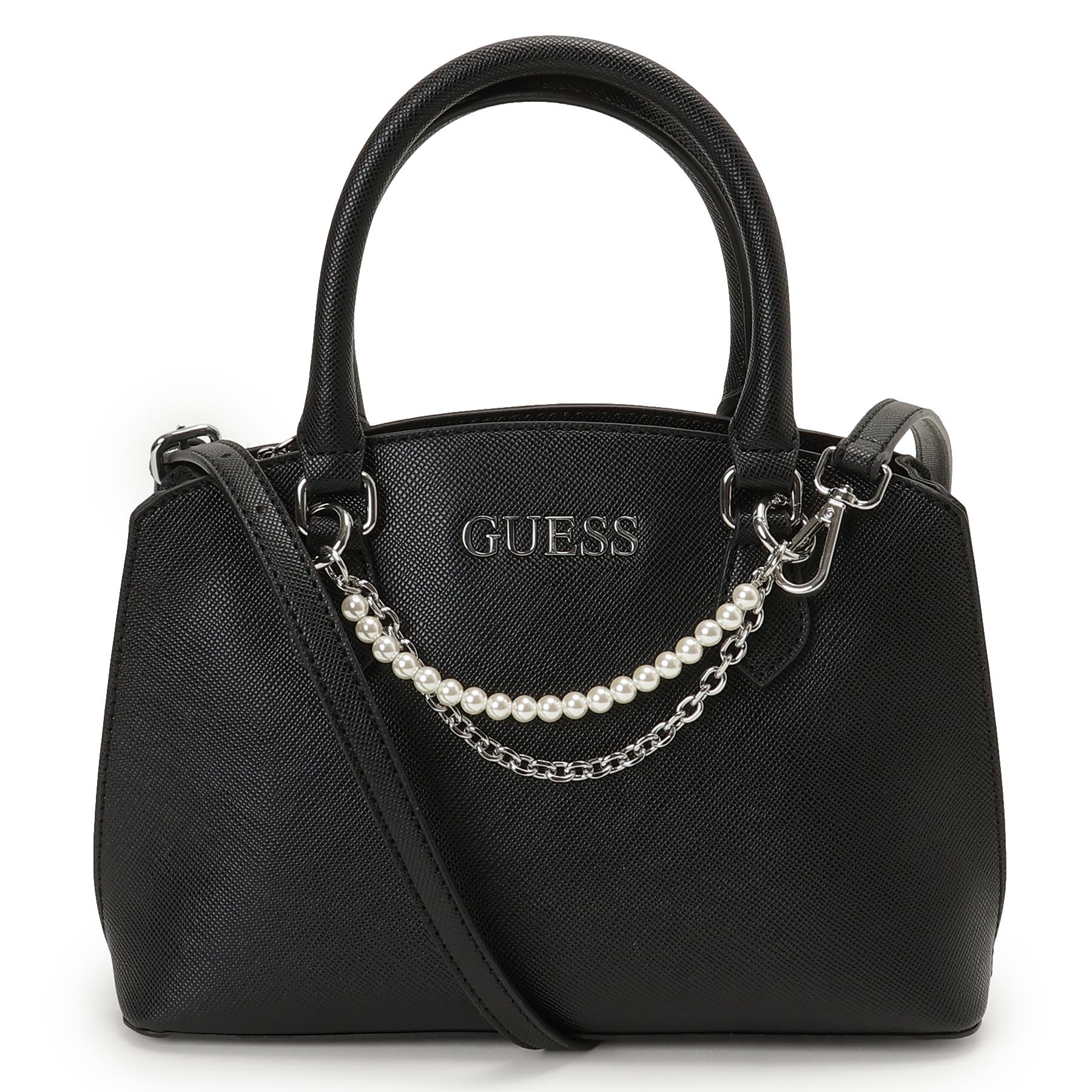 GUESS] JEANINE Satchel ハンドバッグ[品番：GUEW0010183]｜GUESS
