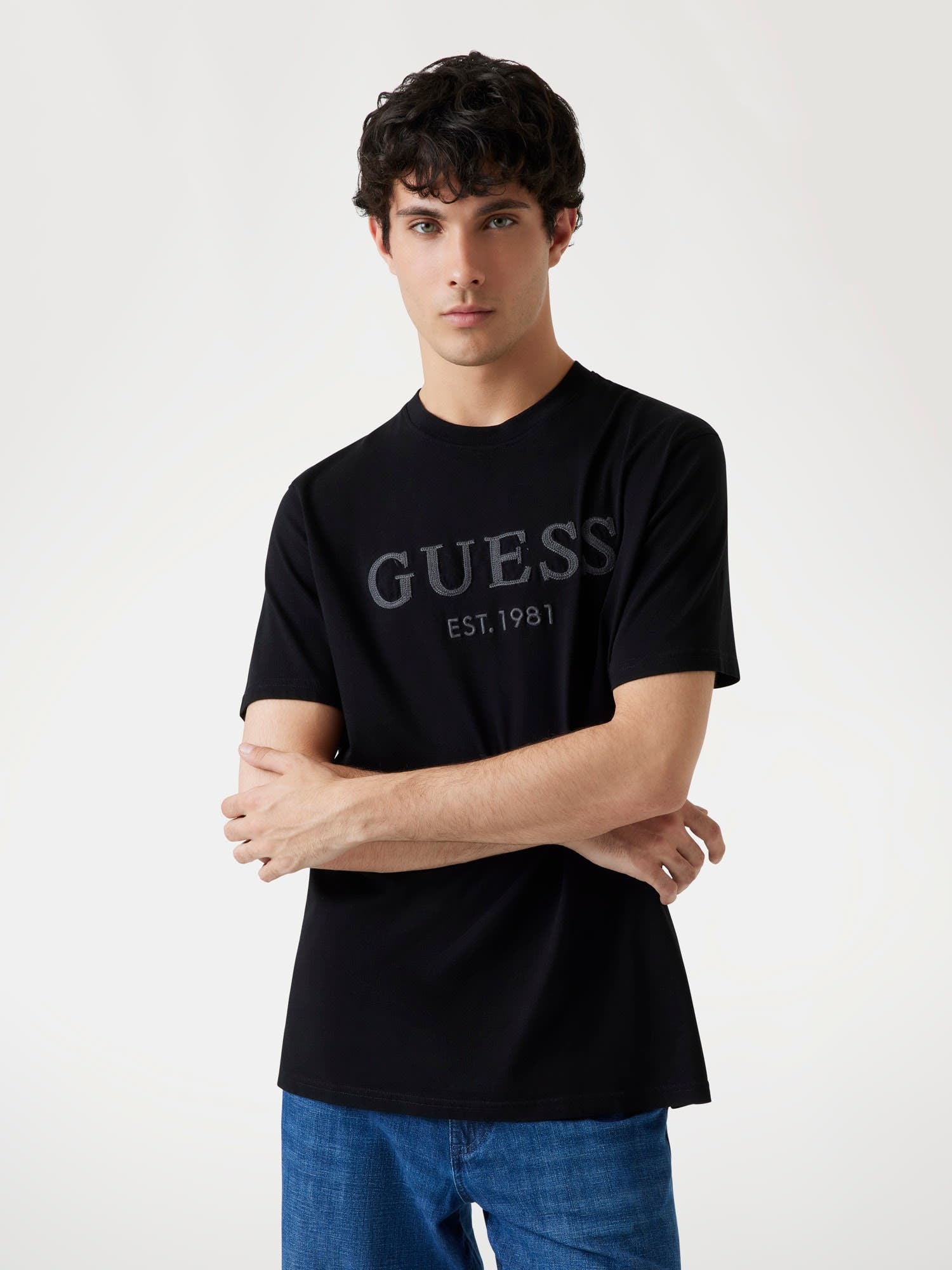 GUESS] SS Cn Guess Box Logo Tee ロゴTシャツ[品番：GUEW0010000 