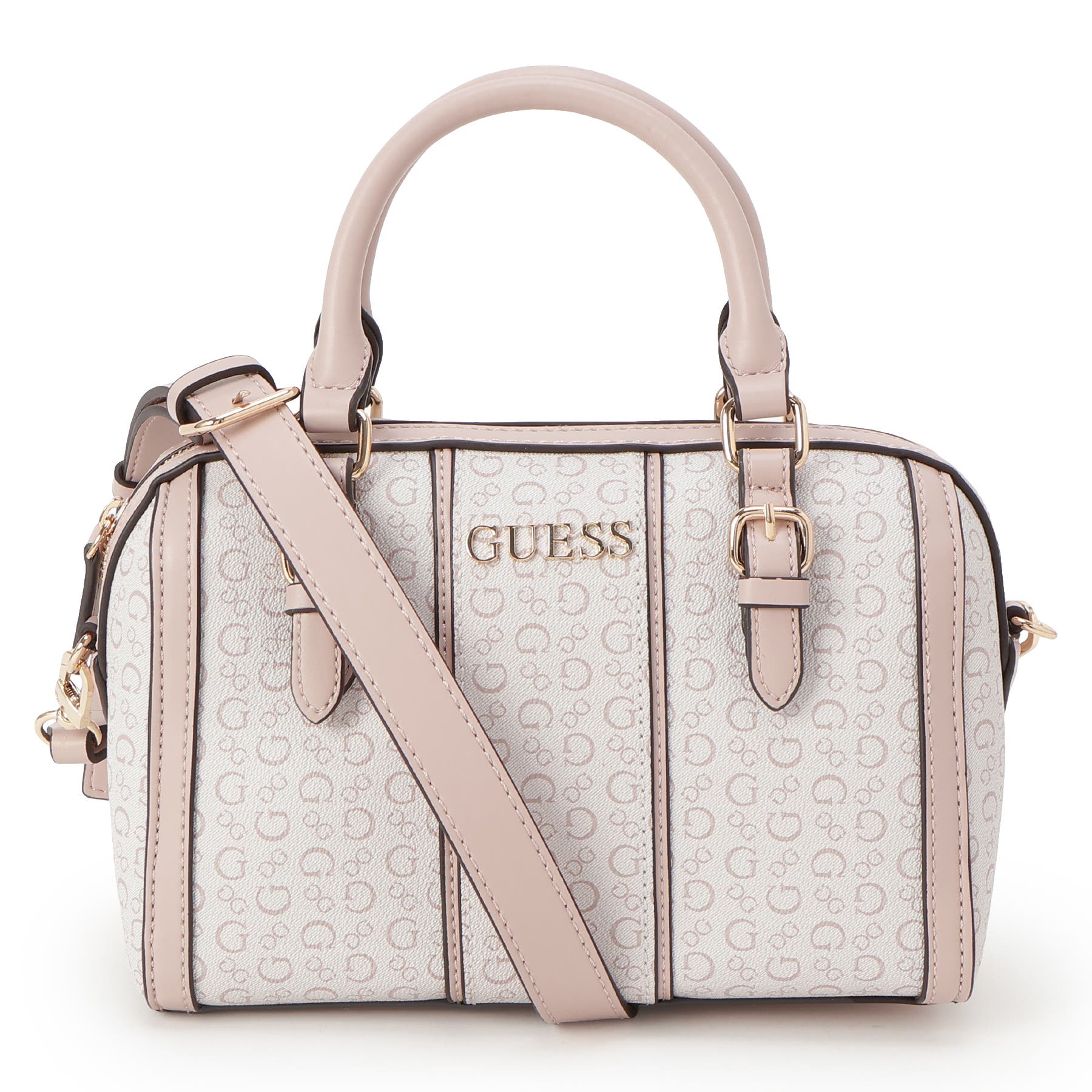 きょうすけ　レディース　GB S GUESS Zed Pebbled Small Girlfriend Carryall Satchel Handbag – ShopCGX