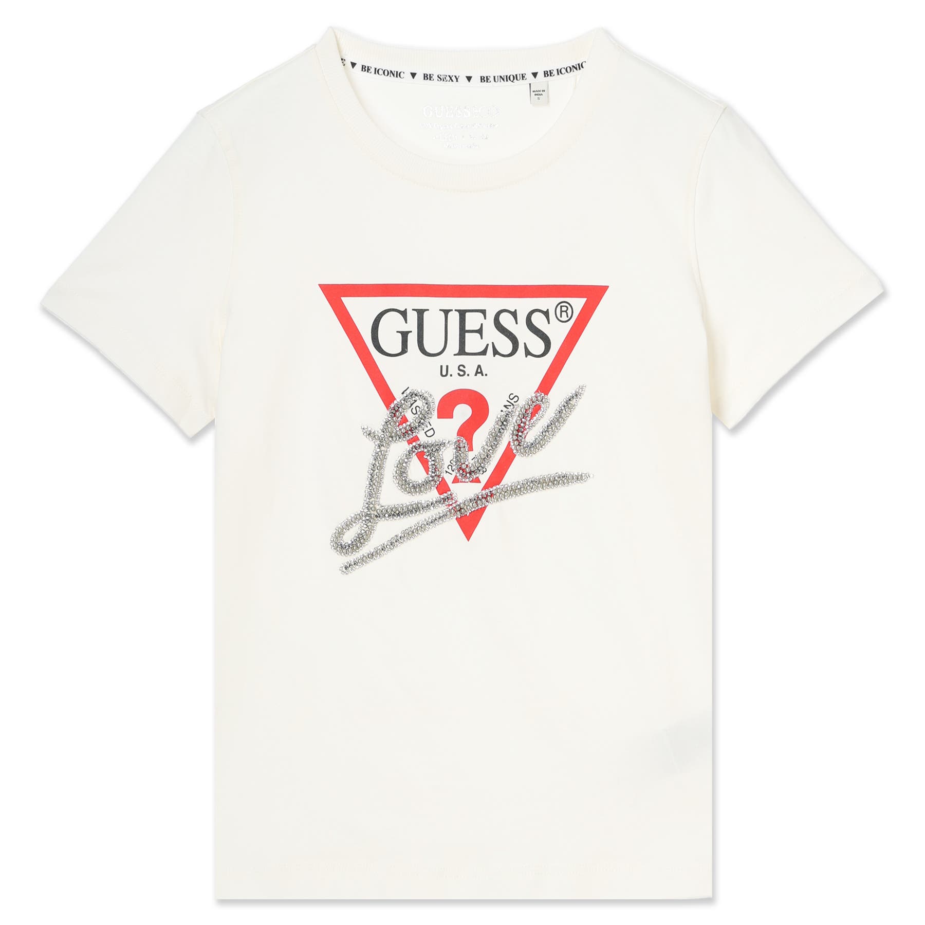 GUESS] SS Cn Triangle Love Tee[品番：GUEW0009715]｜GUESS