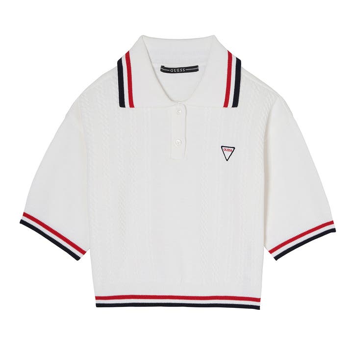 GUESS] Cable Short Sleeve Sweater[品番：GUEW0008374]｜GUESS