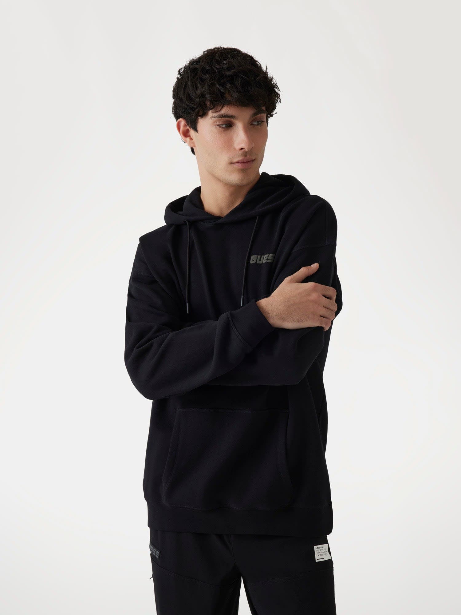 GUESS] EMIS Hoodie Sweatshirt パーカー[品番：GUEW0009860]｜GUESS