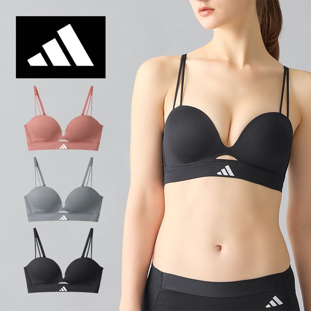 adidas/アディダス ノンワイヤーブラ 吸汗速乾[品番：GNZU0000705