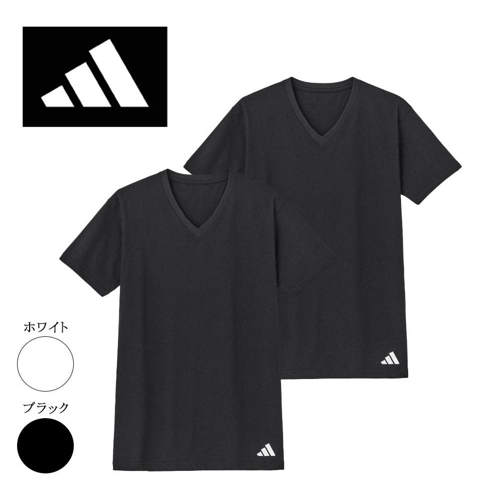 アディダス シャツ adidas アディダス VネックTシャツ[品番：GNZU0000721]｜GUNZE
