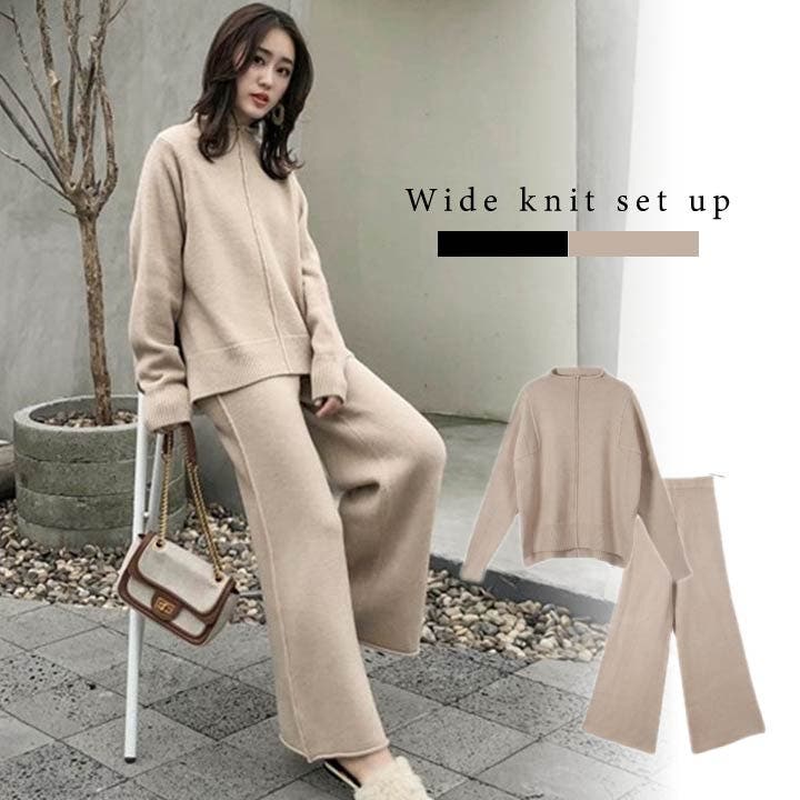 WAAC ワック　ニット　上下セットアップ WAAC ワック ニット 上下セットアップ WAAC ワック ニット 上下