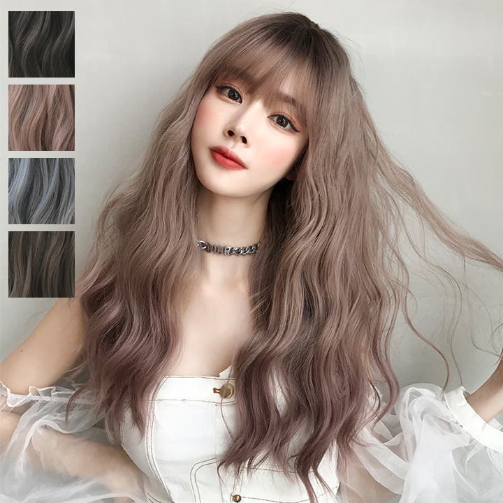 花歌　ウイッグ ウィッグ ロング ファッションウィッグ[品番：HNAW0003511