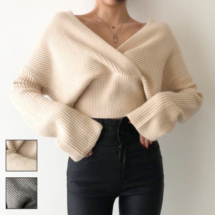 ニット トップス セーター[品番：HNAW0003822]｜HANAHANA（ハナハナ