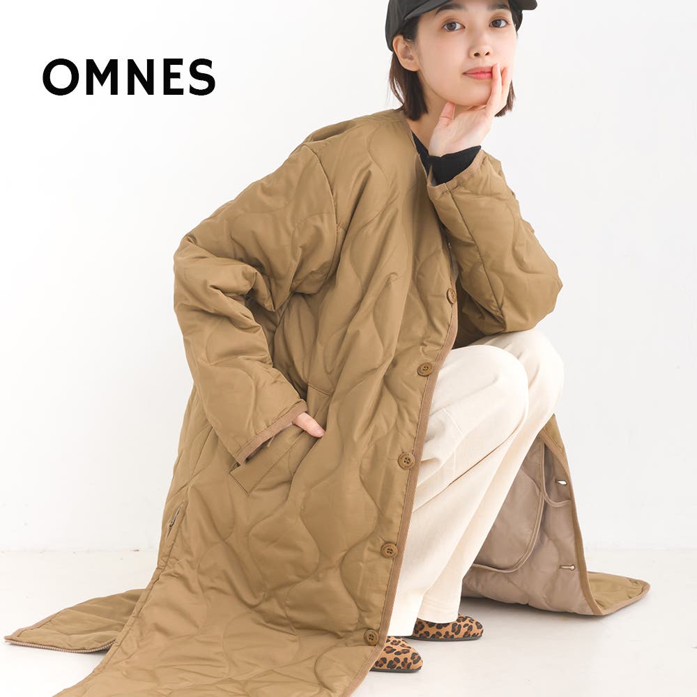 OMNES】ダウンノーカラーミリタリージャケット[品番