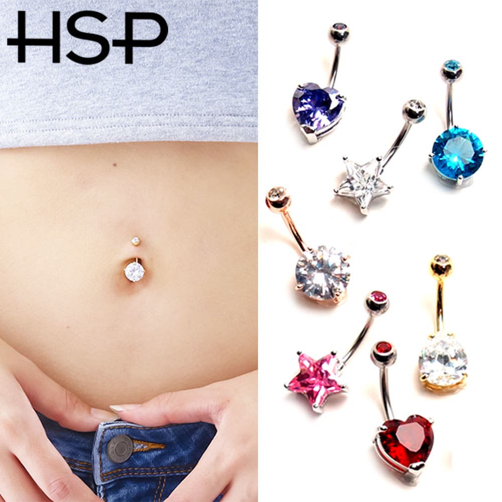 14G 10mmジュエル ダブルCZ[品番：PW000004236]｜ピアス専門店