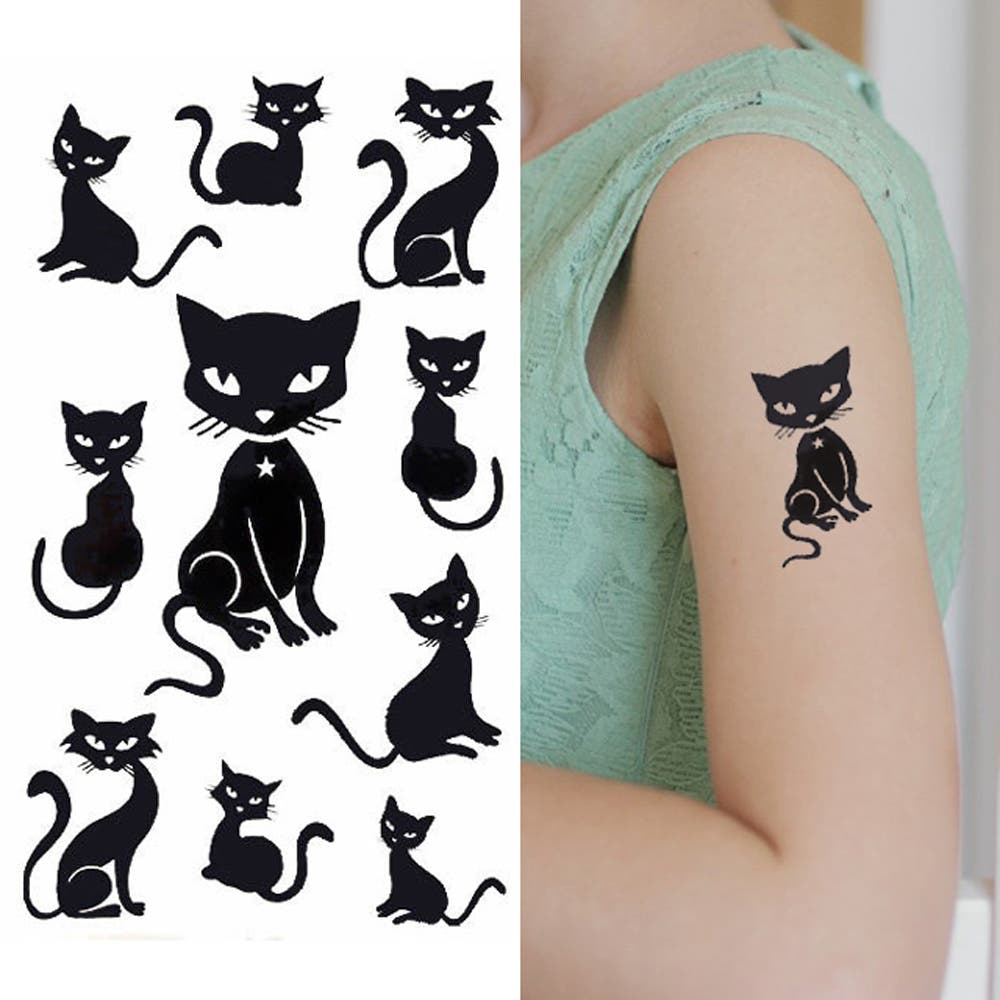 Mamotk ピンバッジ(Cat) タトゥーシール タトゥーシール サーバルキャット その他ファッション雑貨