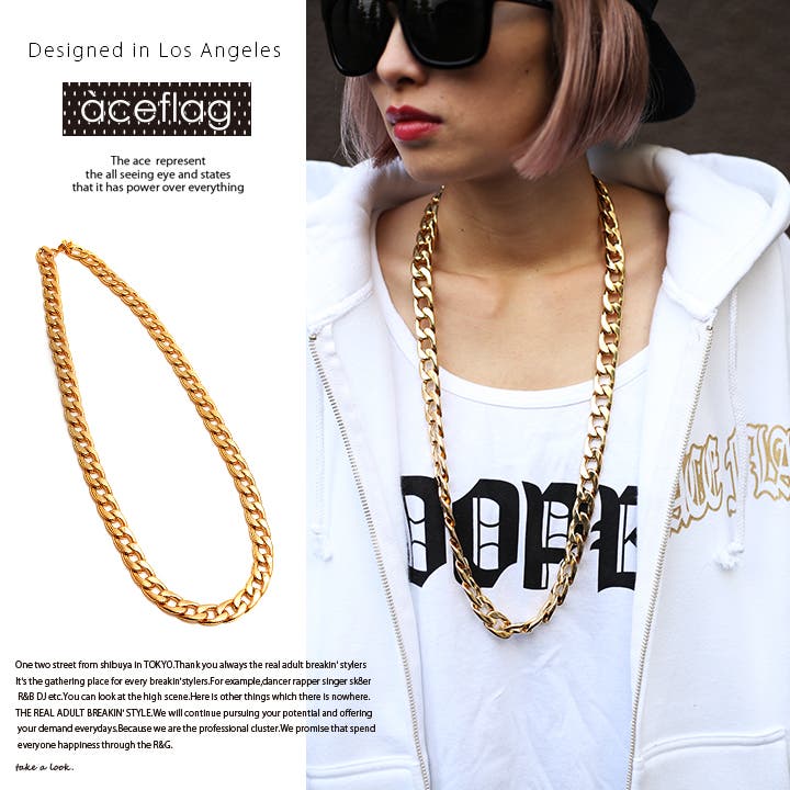 ネックレス≪80cm ROUNDSHAPE CURBED[品番：HKHM0005410]｜本格
