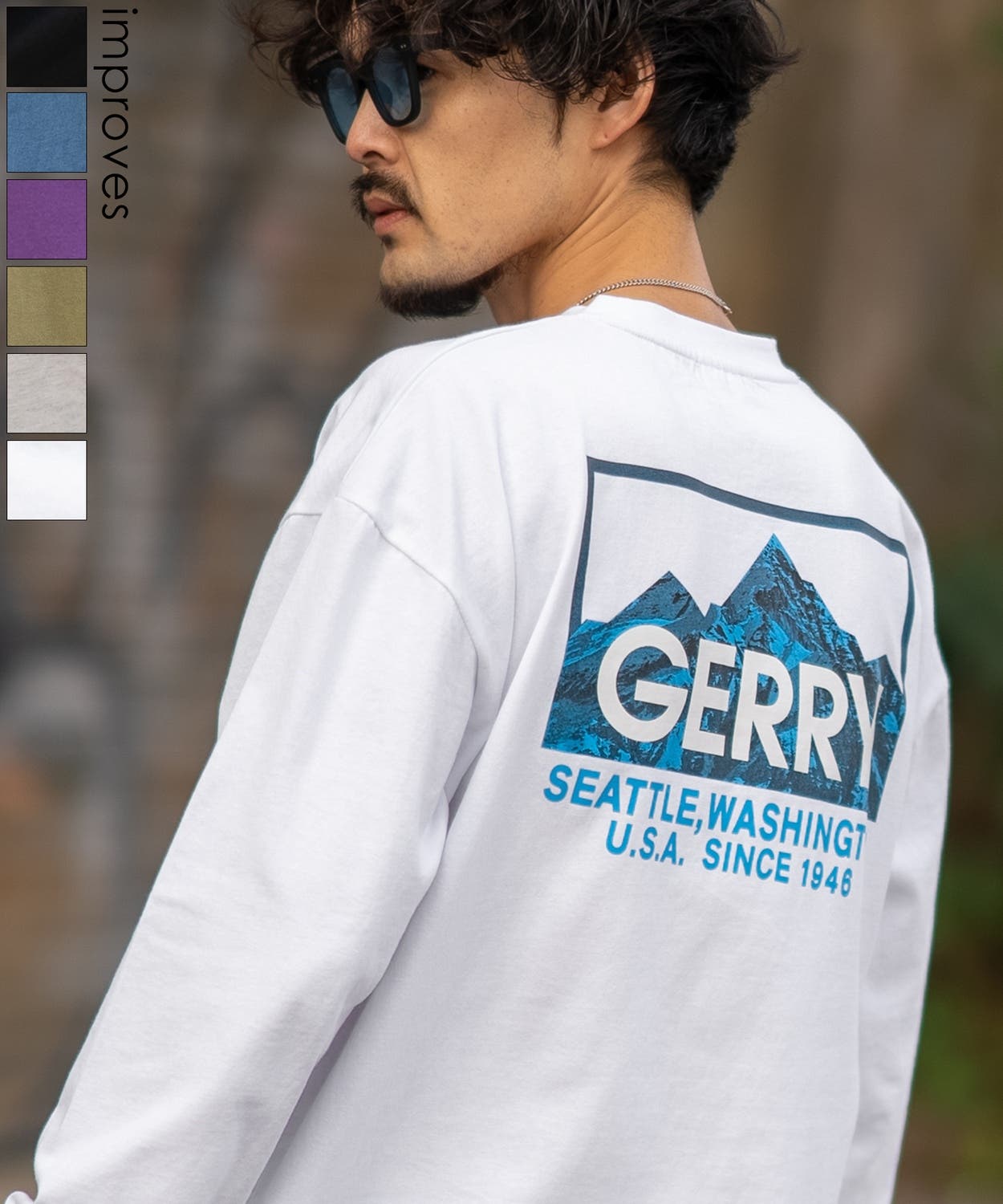 長袖Tシャツ メンズ GERRY[品番：IP000006964]｜improves（イン
