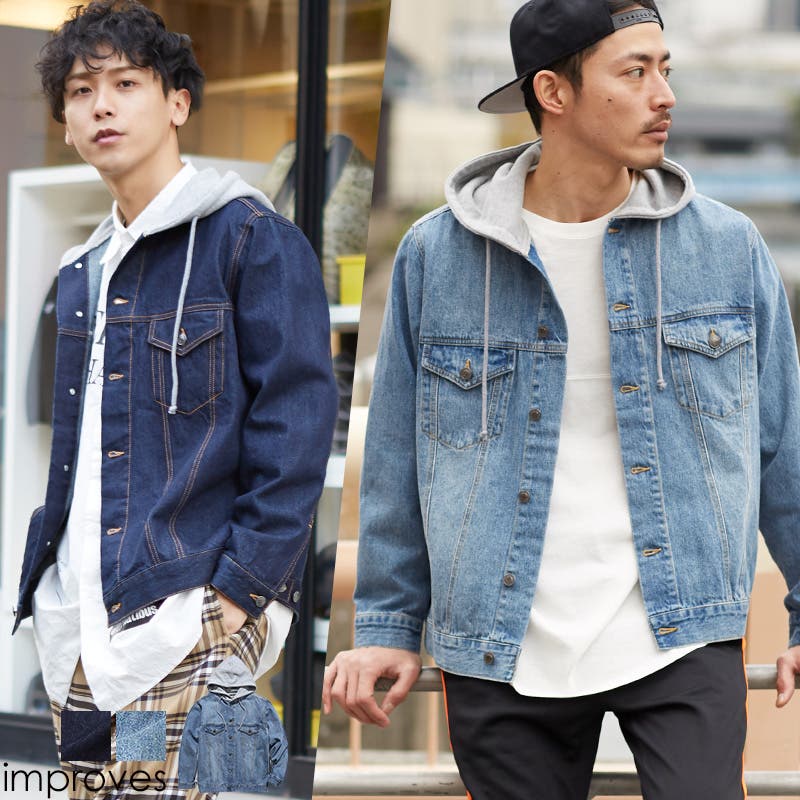 FUNALIVE デニムジャケット gジャン 12oz デニム フード