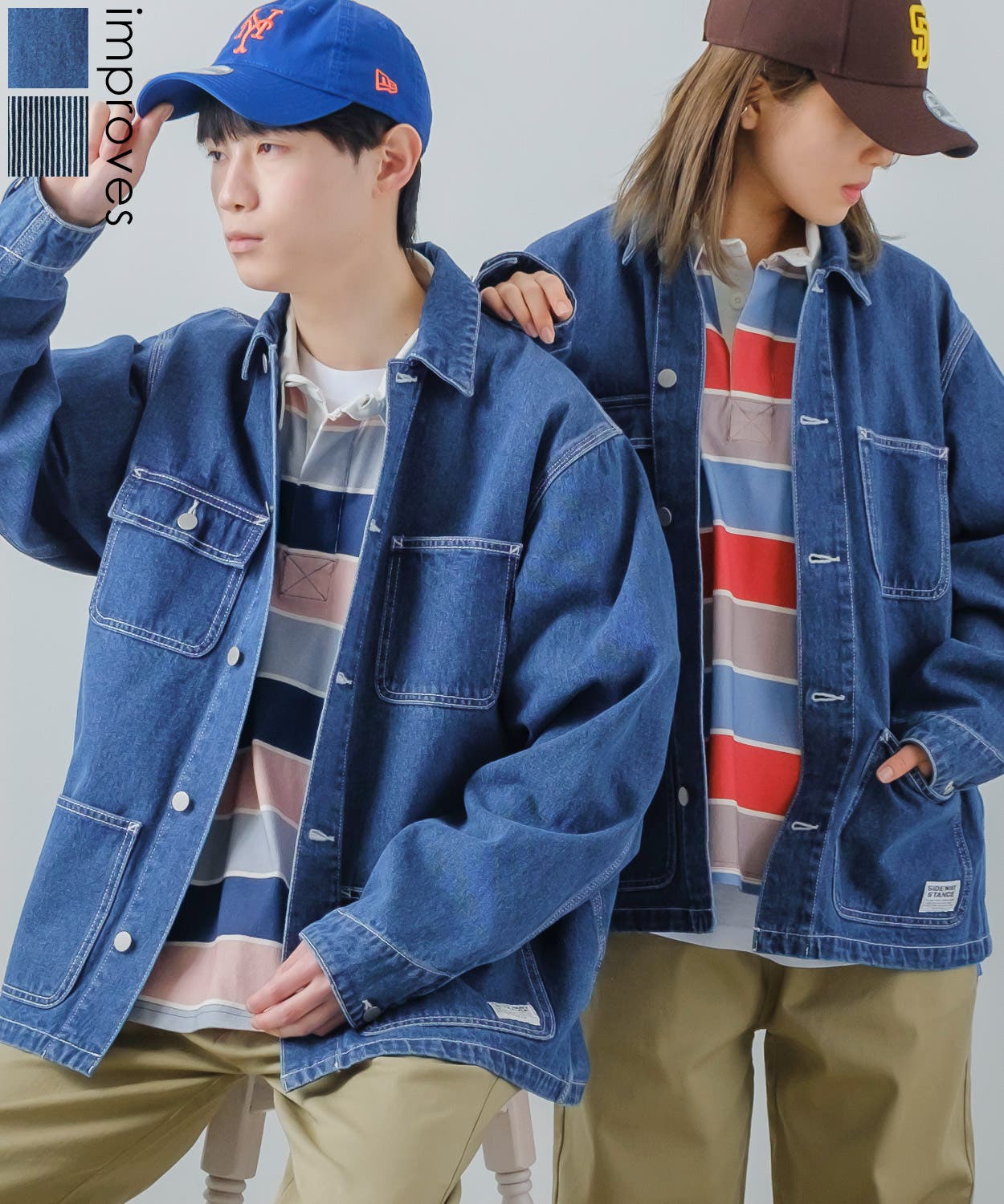 ★GAP デニム　カバーオール　Lサイズ★（送料込） セール】デニム オーバーサイズ ユーティリティ シャケット
