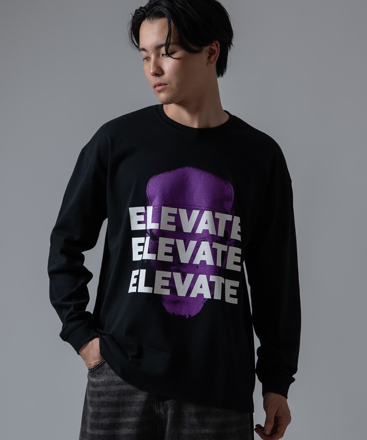 長袖Tシャツ メンズ SIDEWAY[品番：IP000007816]｜improves（イン