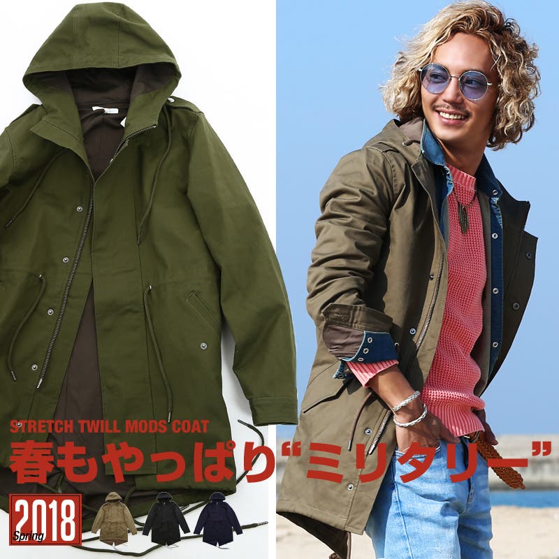 メンズファッション モッズコート メンズ[品番：IP000003849