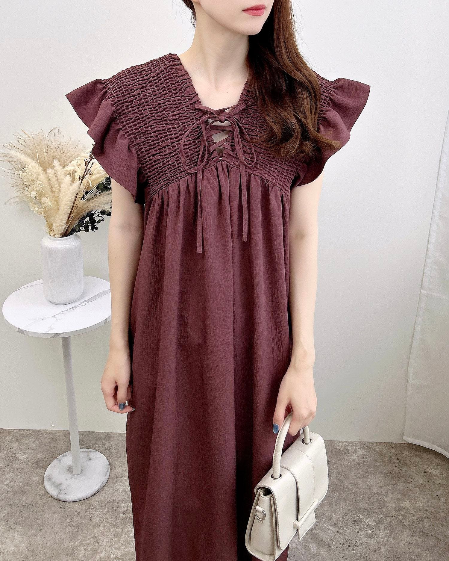 前後2Wayシャーリングワンピース[品番：INGW0011024]｜INGNI （イング
