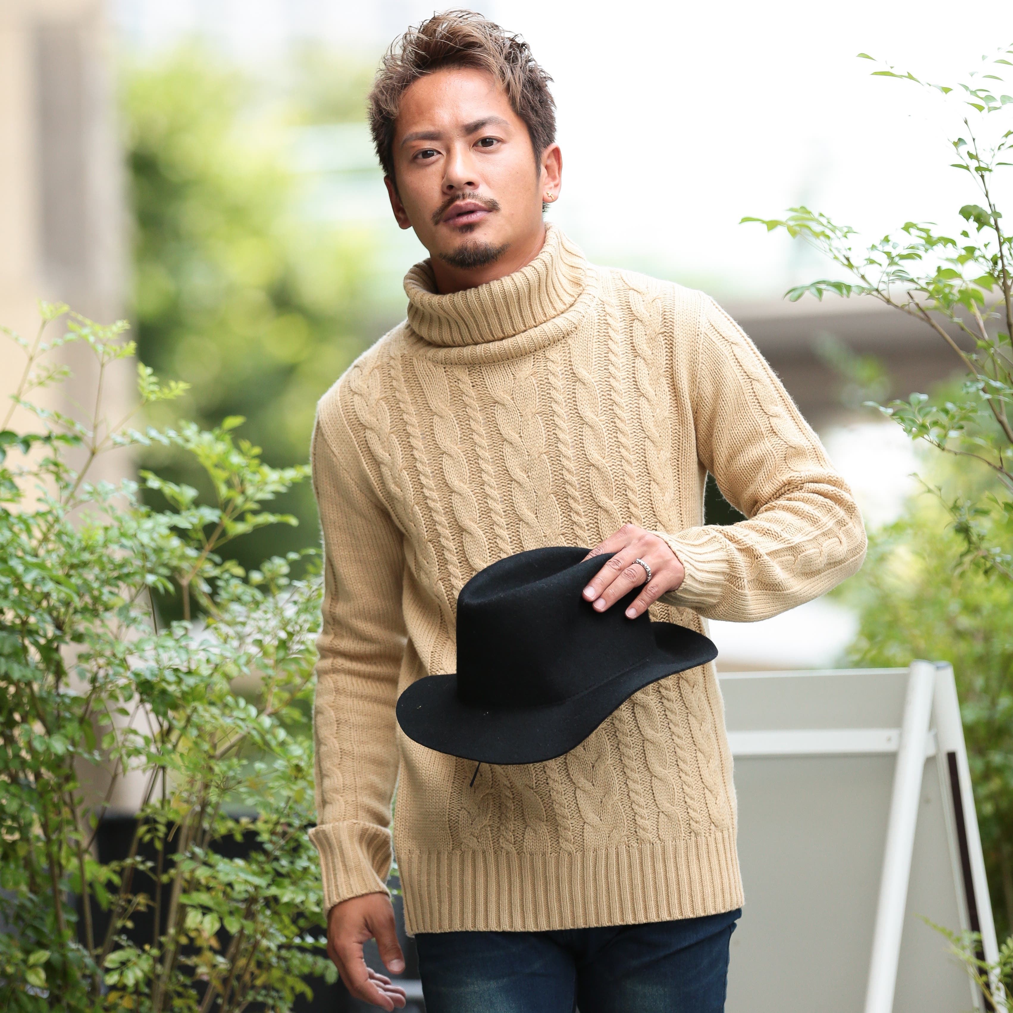 Гоша Рубчинский ハイネックニットセーター AMERICAN RAG CIE（アメリカンラグシー）の「GOSHA RUBCHINSKIY