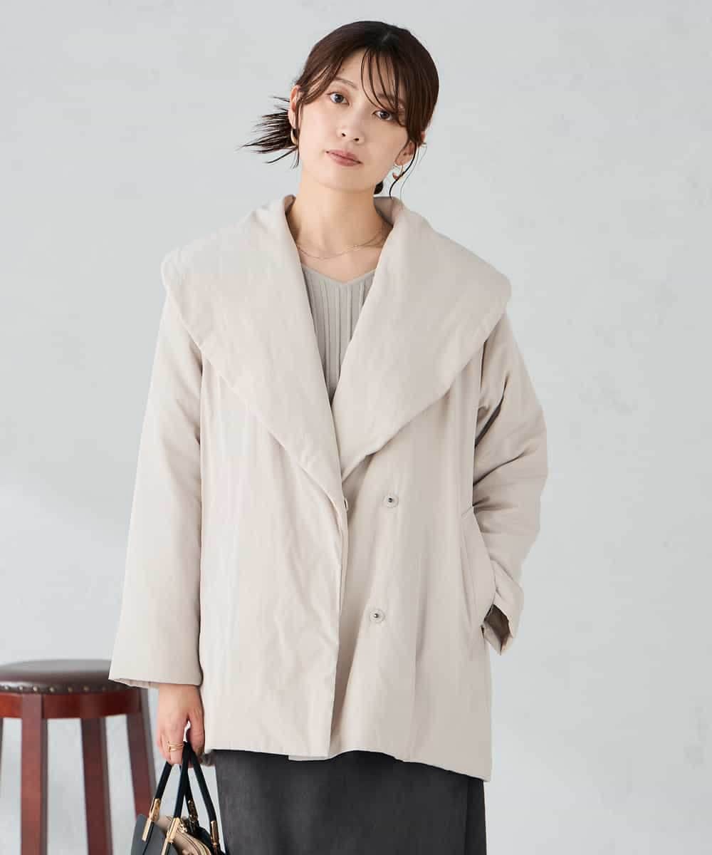 ショールカラー中綿コート[品番：ITKW0022493]｜a.v.v【WOMEN