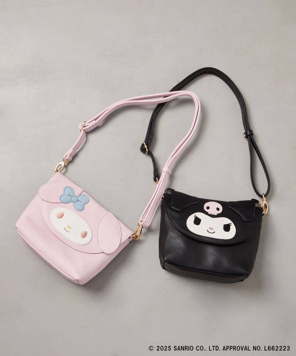 数量限定】[KIDS]［マイメロディ／クロミ］お顔ショルダーバッグ[品番