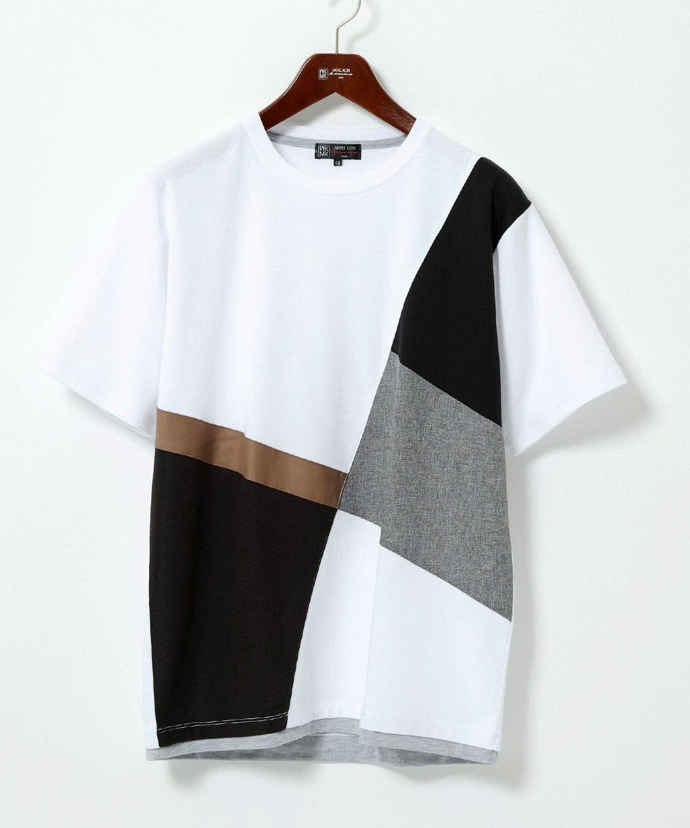 接触冷感】COOLタッチブロックTシャツ[品番：ITKW0021717]｜MK