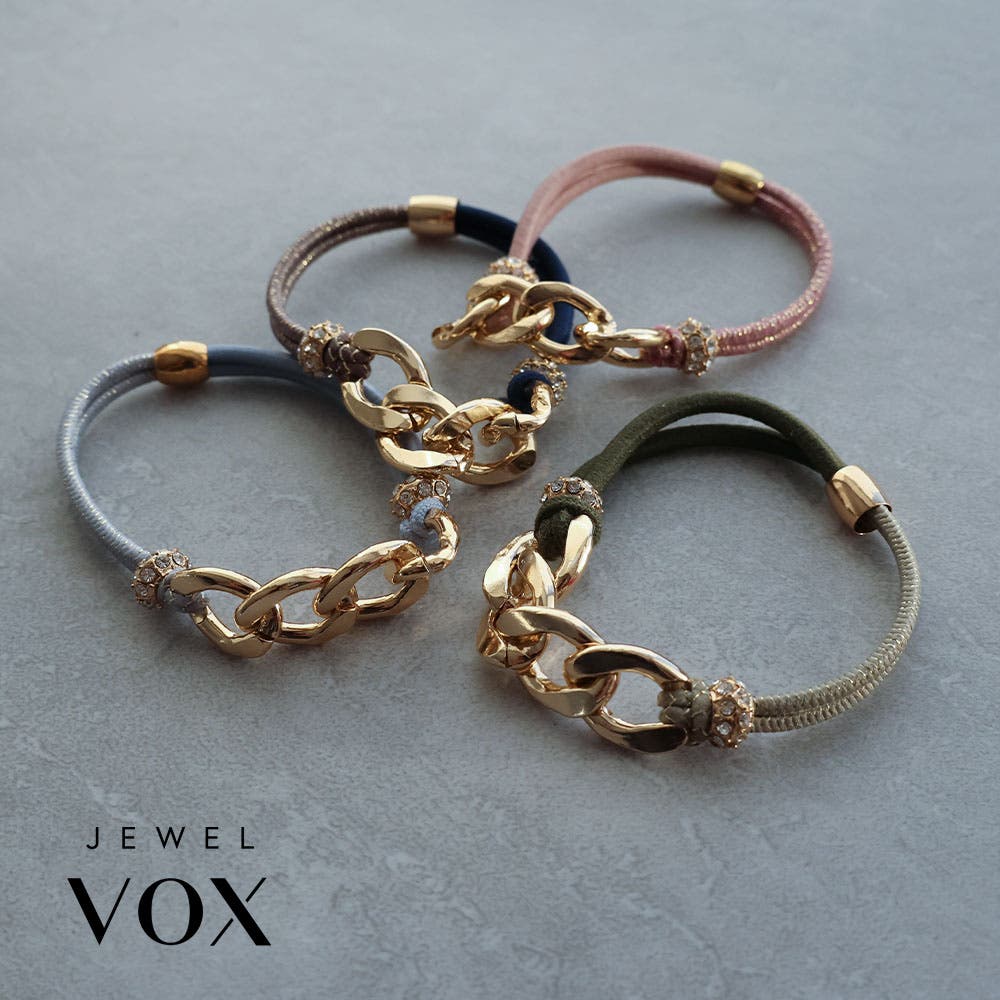 ヘアゴム ヘアアクセサリー ゴールド[品番：VX000005884]｜Jewel vox