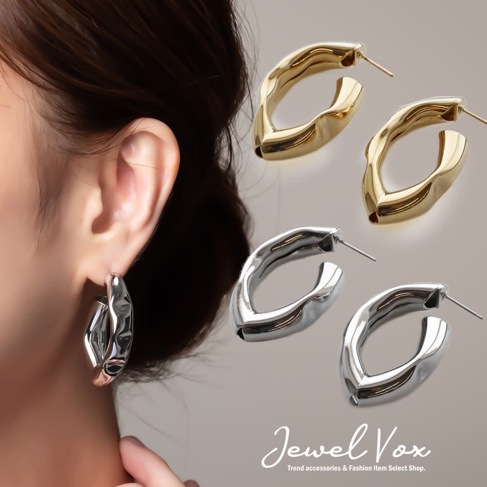 ピアス ポストピアス フープピアス[品番：VX000007031]｜Jewel vox