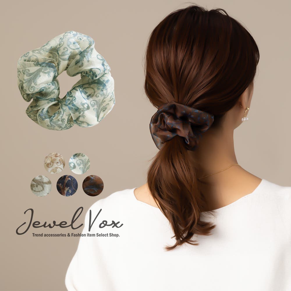 シュシュ ヘアゴム ヘアアクセ[品番：VX000007261]｜Jewel vox