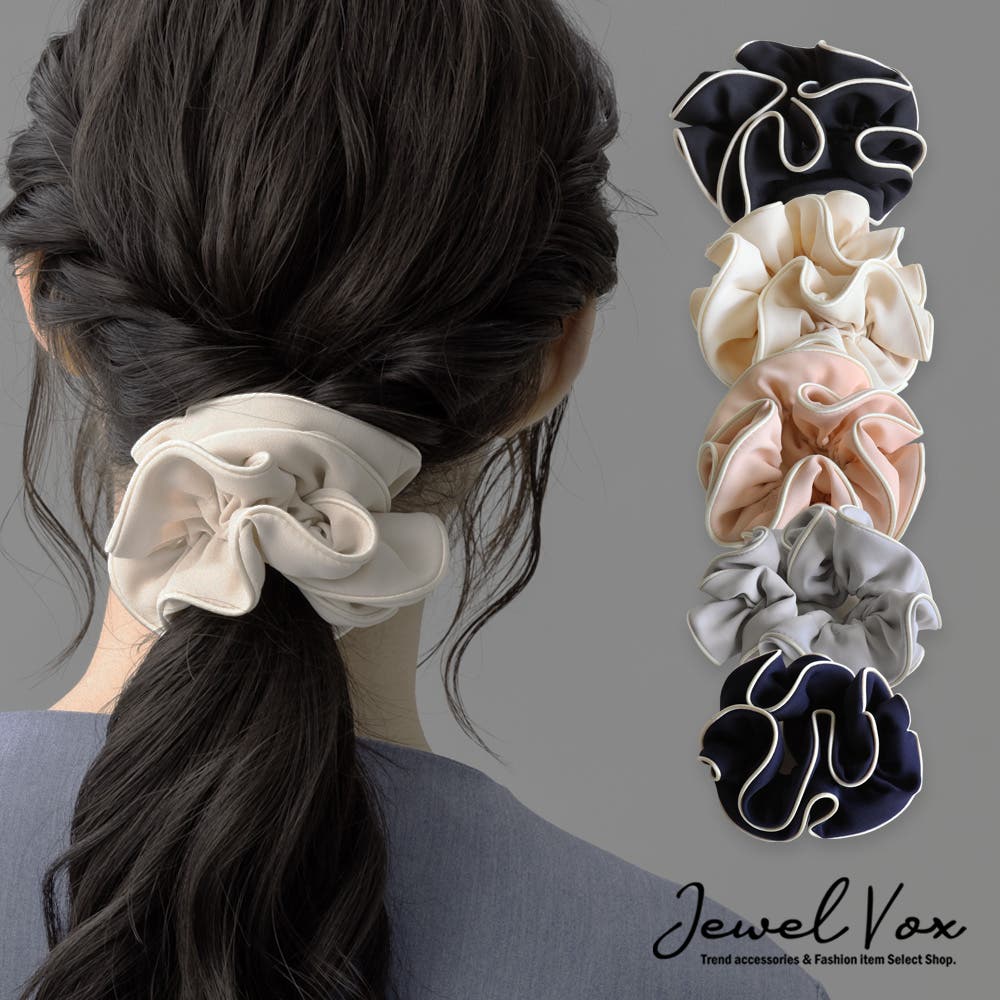 シュシュ ヘアゴム ヘアアクセ[品番：VX000007672]｜Jewel vox