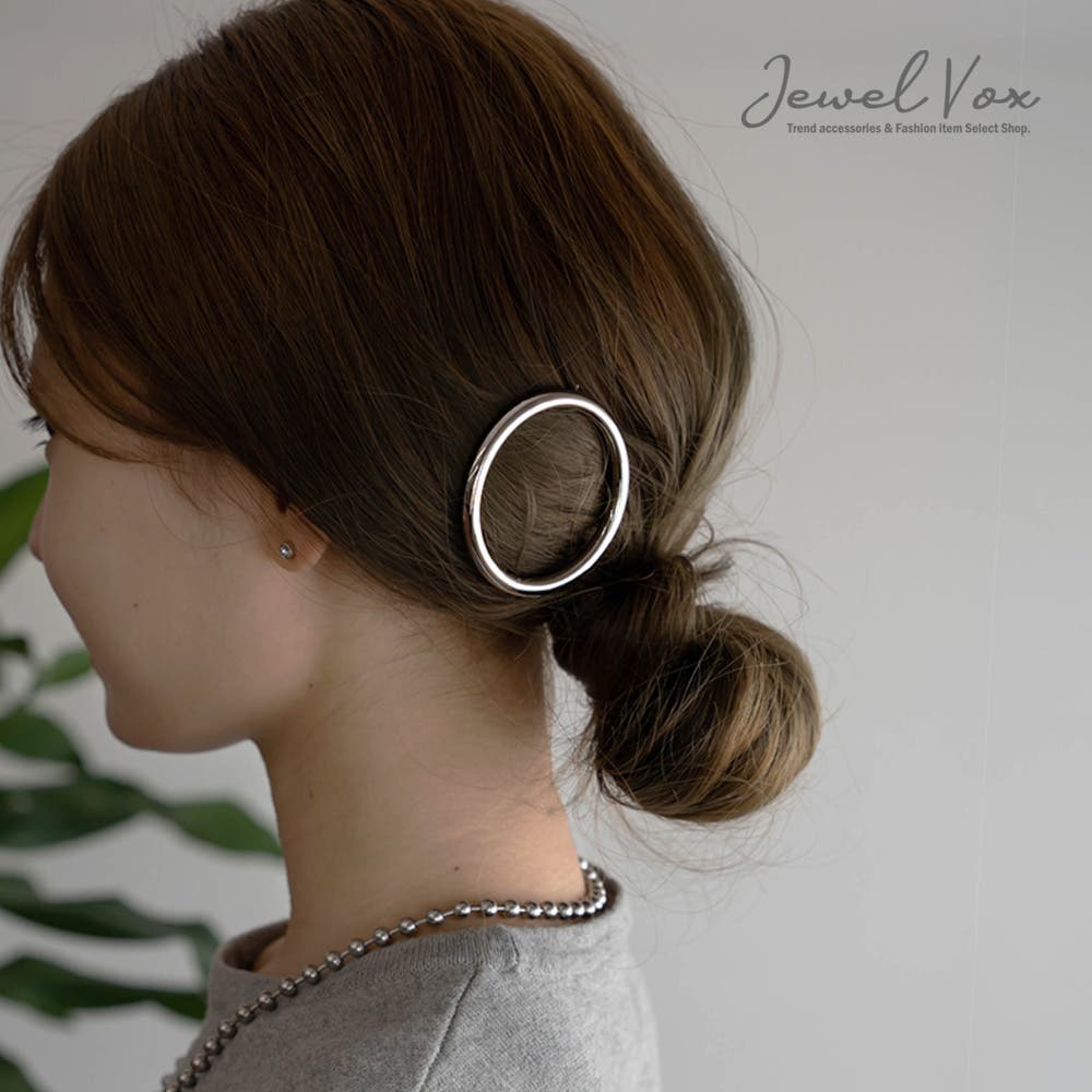 最終値下げ　BONEE サークルヘアクリップ ヘアクリップ ヘアピン ヘアアクセサリー[品番：VX000007755]｜Jewel