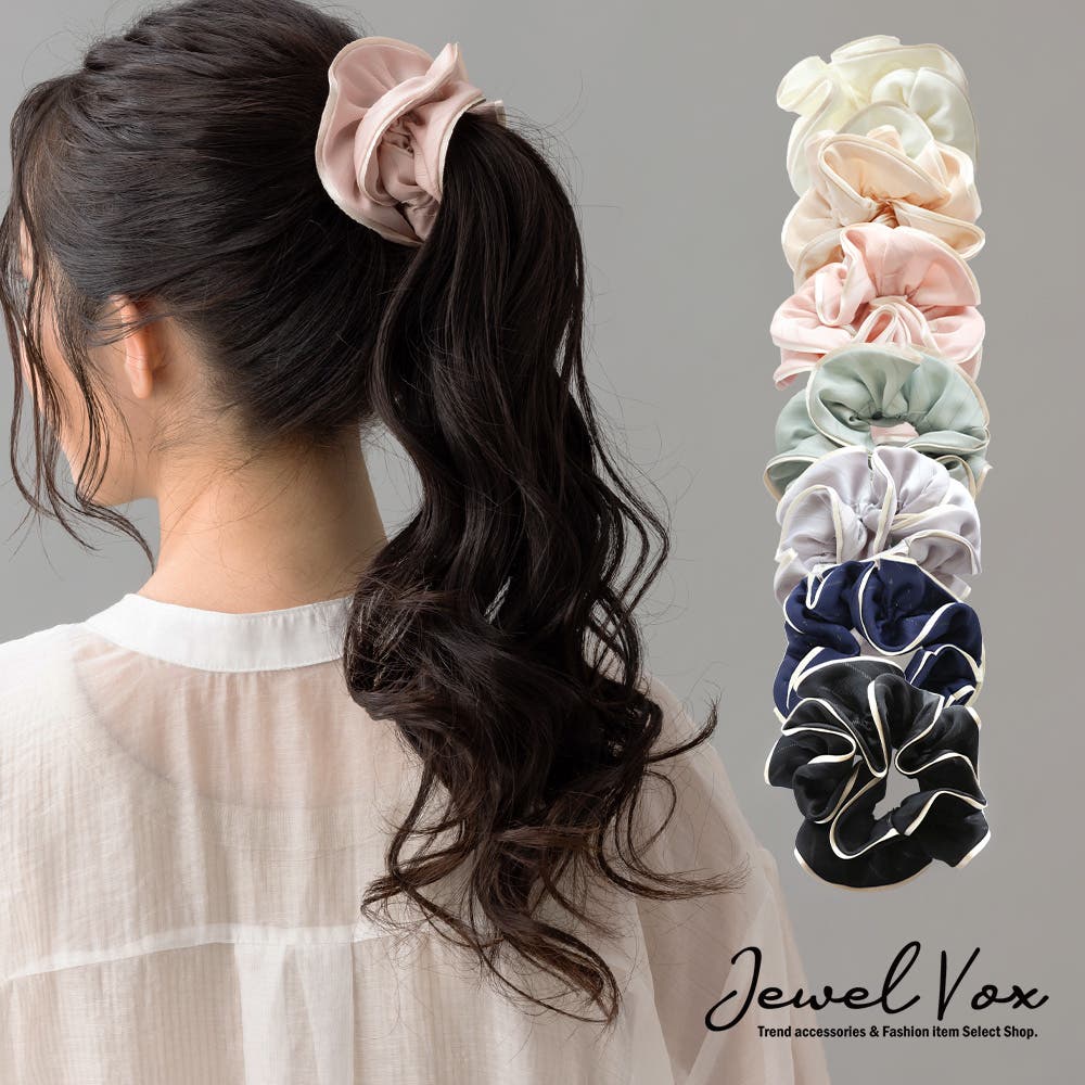 シュシュ ヘアゴム ヘアアクセ[品番：VX000007799]｜Jewel vox