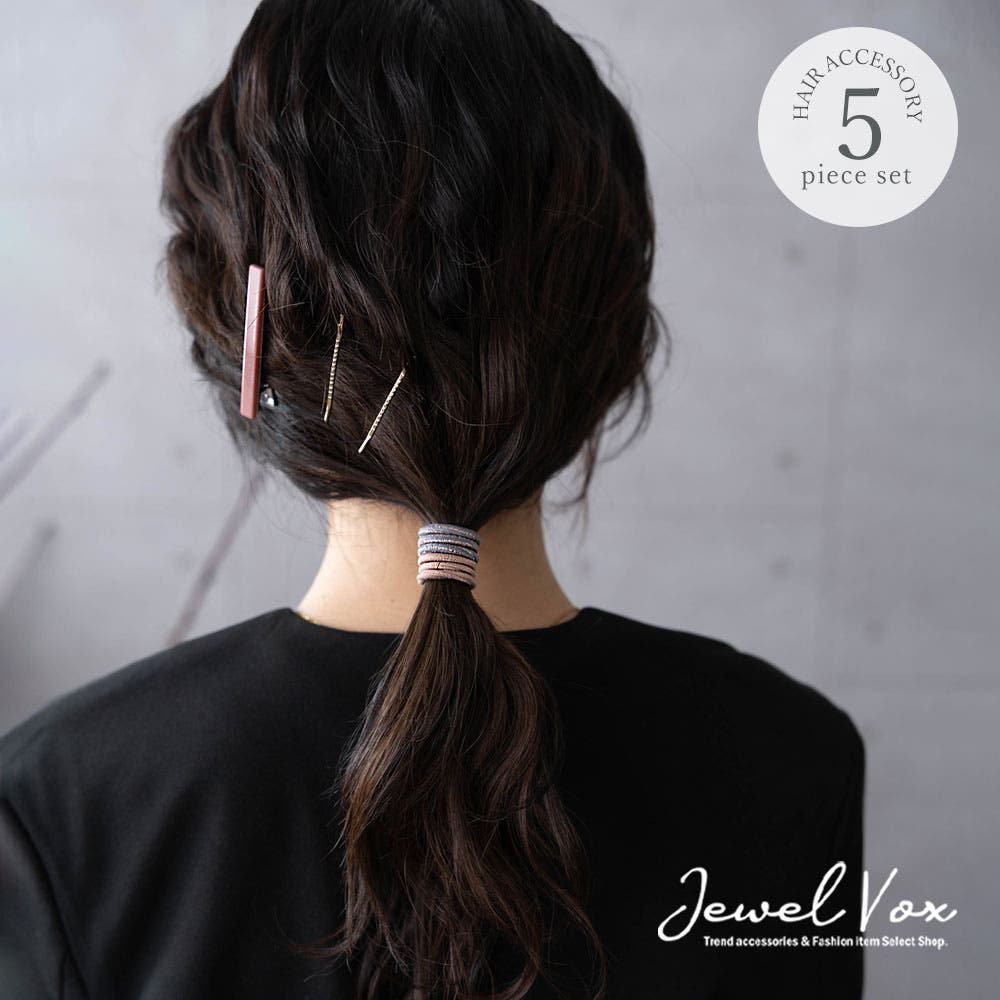 ヘアゴム ヘアクリップ ヘアピン[品番：VX000008035]｜Jewel vox