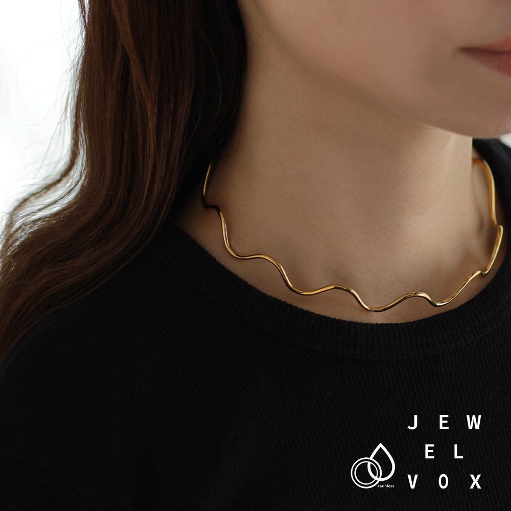 ネックレス チョーカー ステンレス製[品番：VX000008306]｜Jewel vox