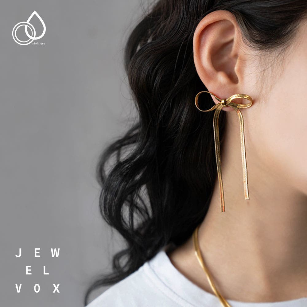 ピアス ステンレス製 レディース[品番：VX000008112]｜Jewel vox