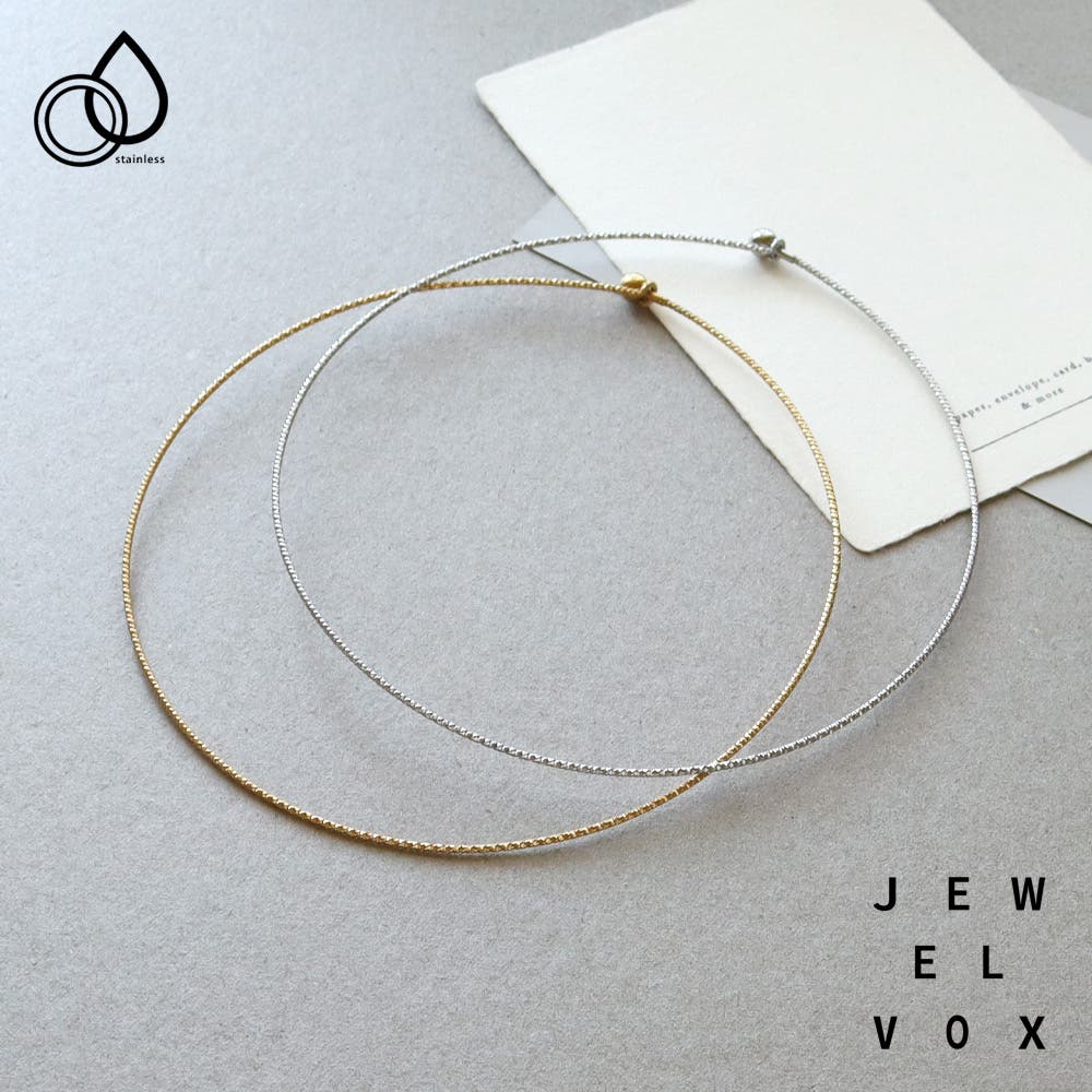 ネックレス チョーカー ステンレス製[品番：VX000008320]｜Jewel