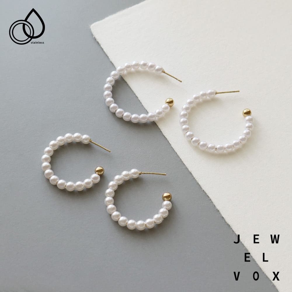 ピアス ステンレス製 レディース[品番：VX000008316]｜Jewel vox