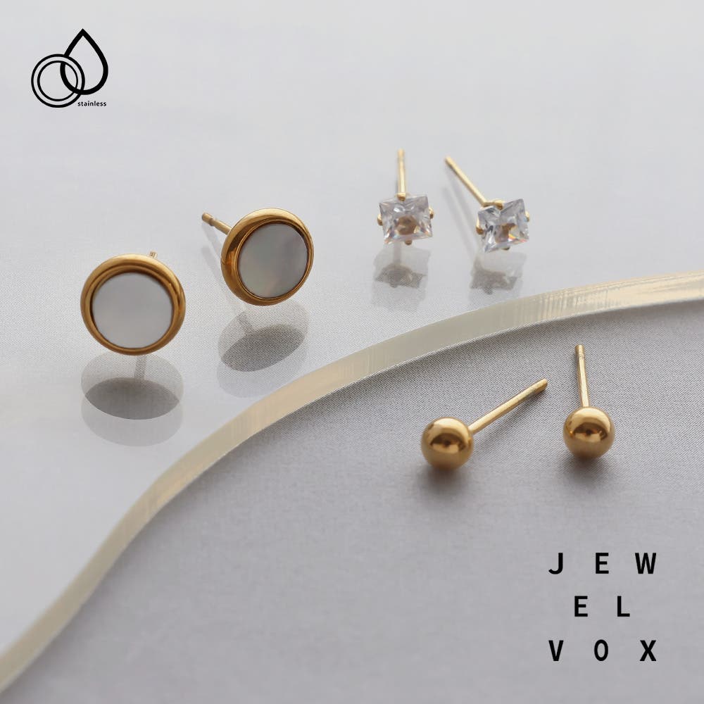 ピアス ステンレス製 金属アレルギー[品番：VX000008693]｜Jewel vox 