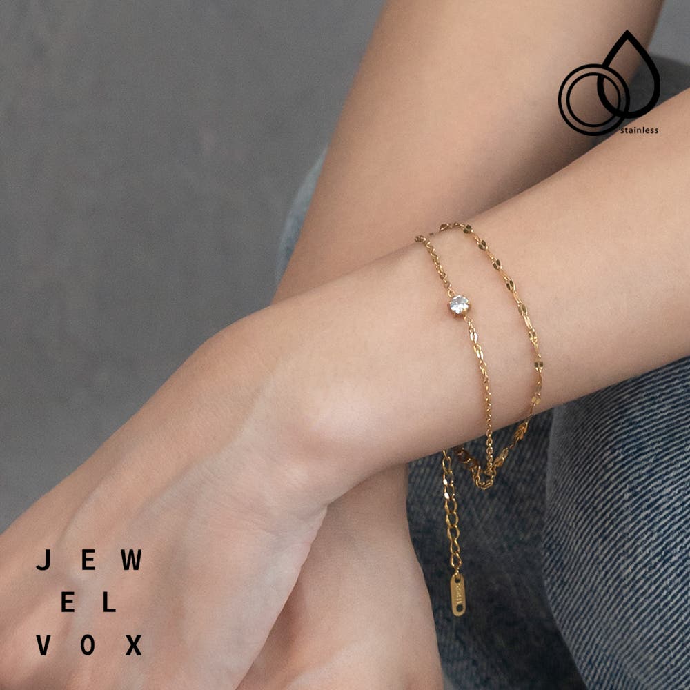 ブレスレット ステンレス製 金属アレルギー[品番：VX000008832]｜Jewel