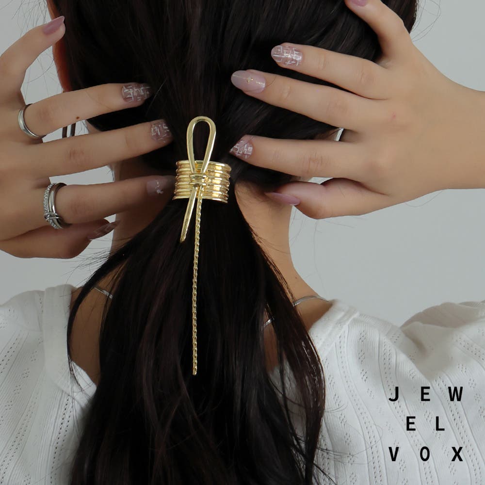 お値下げvalo  kuu ゴールド　ヘアカフ Jewel VOX ポニーフック レディース ヘアーフック ヘアアクセサリー 蝶