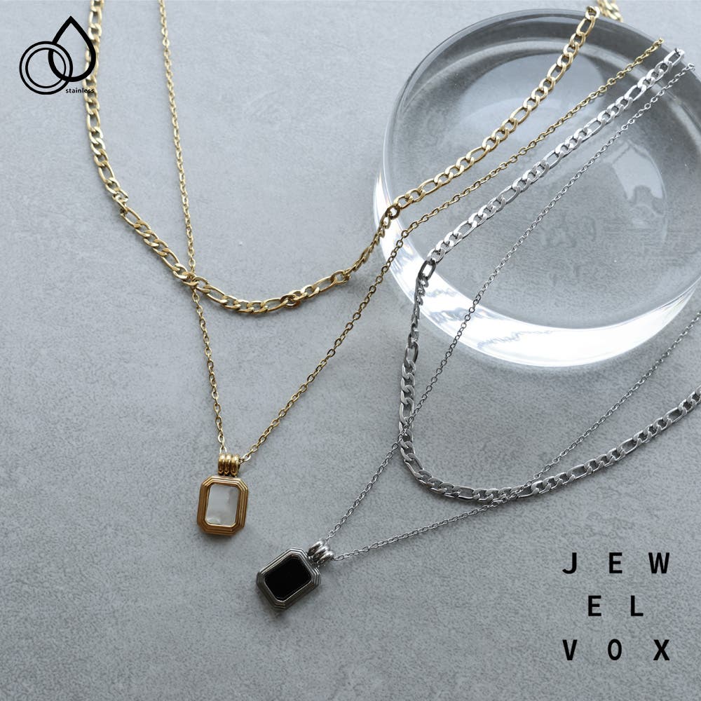 ネックレス ステンレス 金属アレルギー[品番：VX000008861]｜Jewel vox
