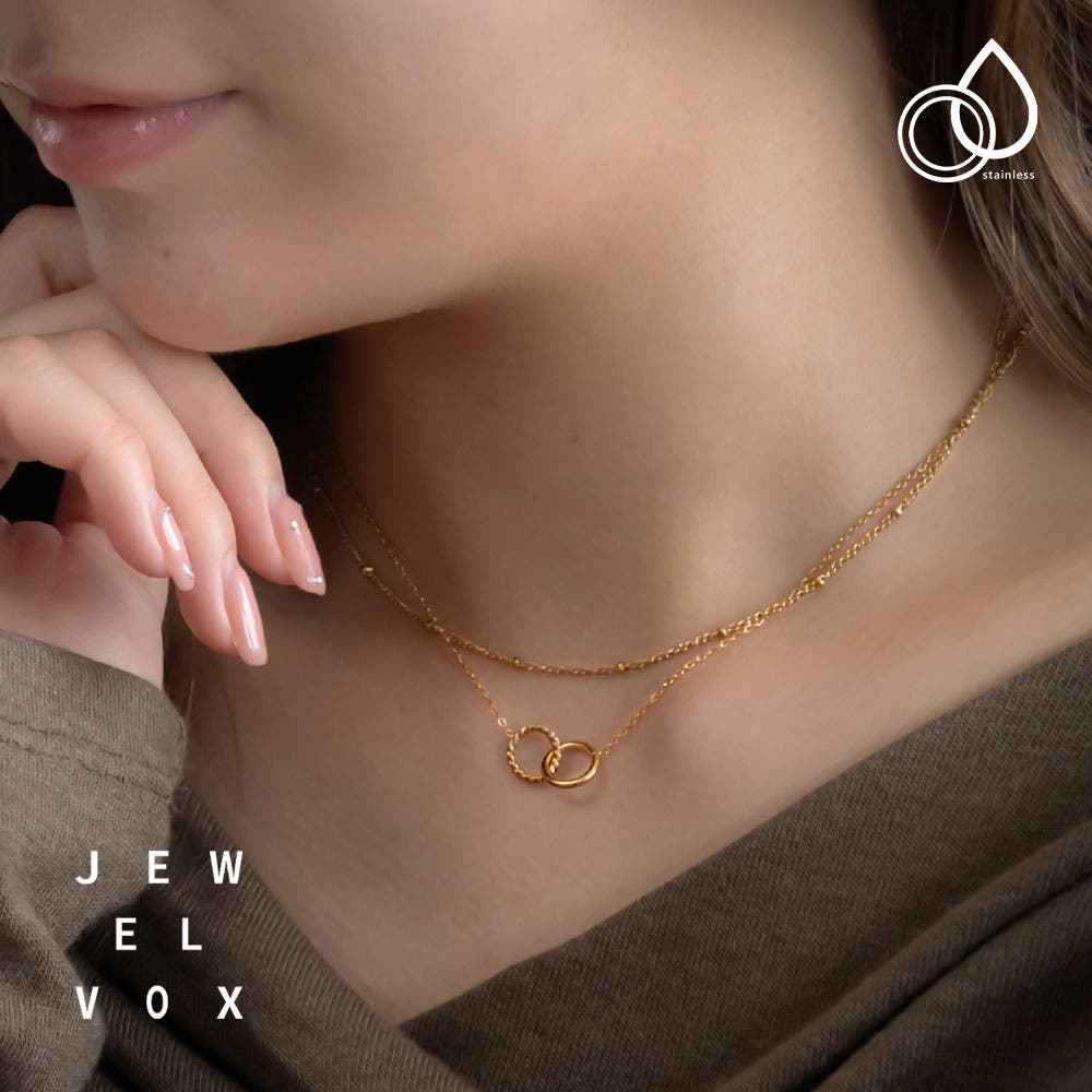 まとめネックレス ネックレス レディース ショートネックレス[品番：VX000008930]｜Jewel