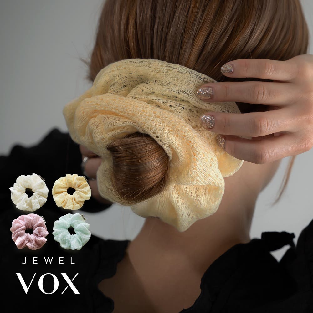 シュシュ ヘアゴム ヘアアクセサリー[品番：VX000009239]｜Jewel vox