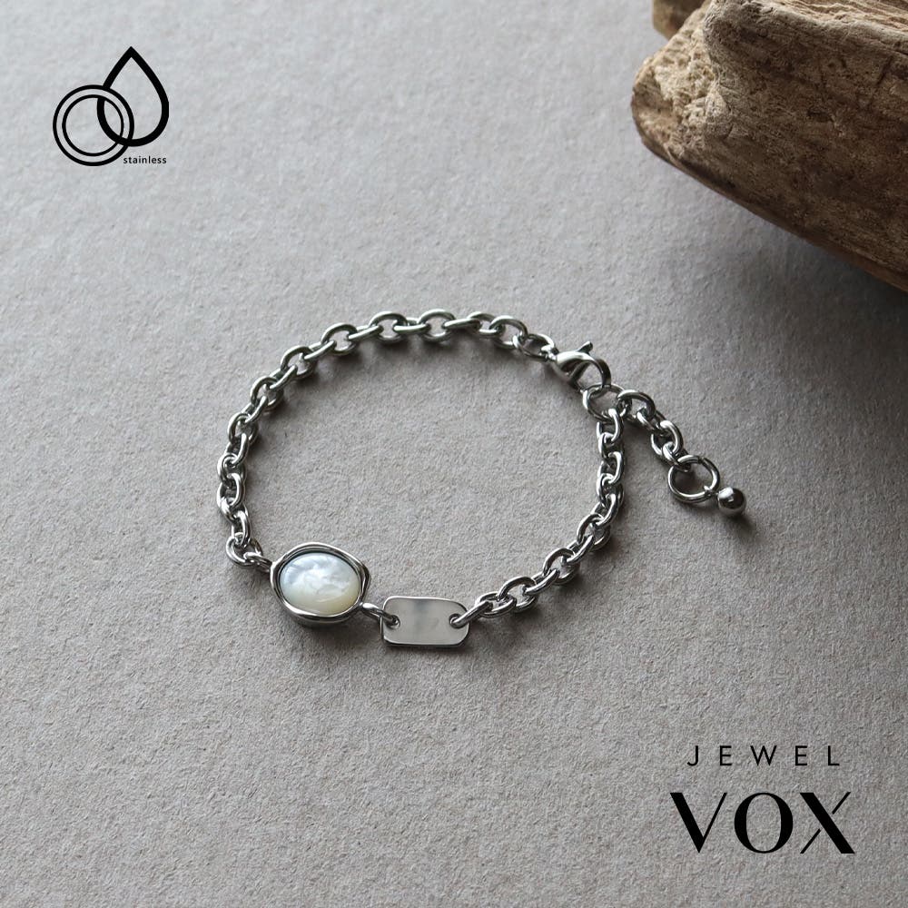 ブレスレット ステンレス 金属アレルギー対応[品番：VX000009289