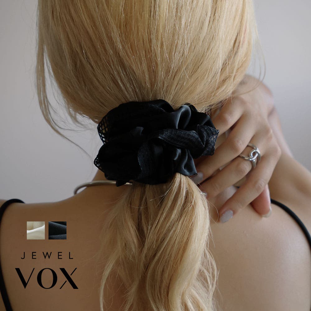 シュシュ ヘアゴム ヘアアクセサリー[品番：VX000009453]｜Jewel vox