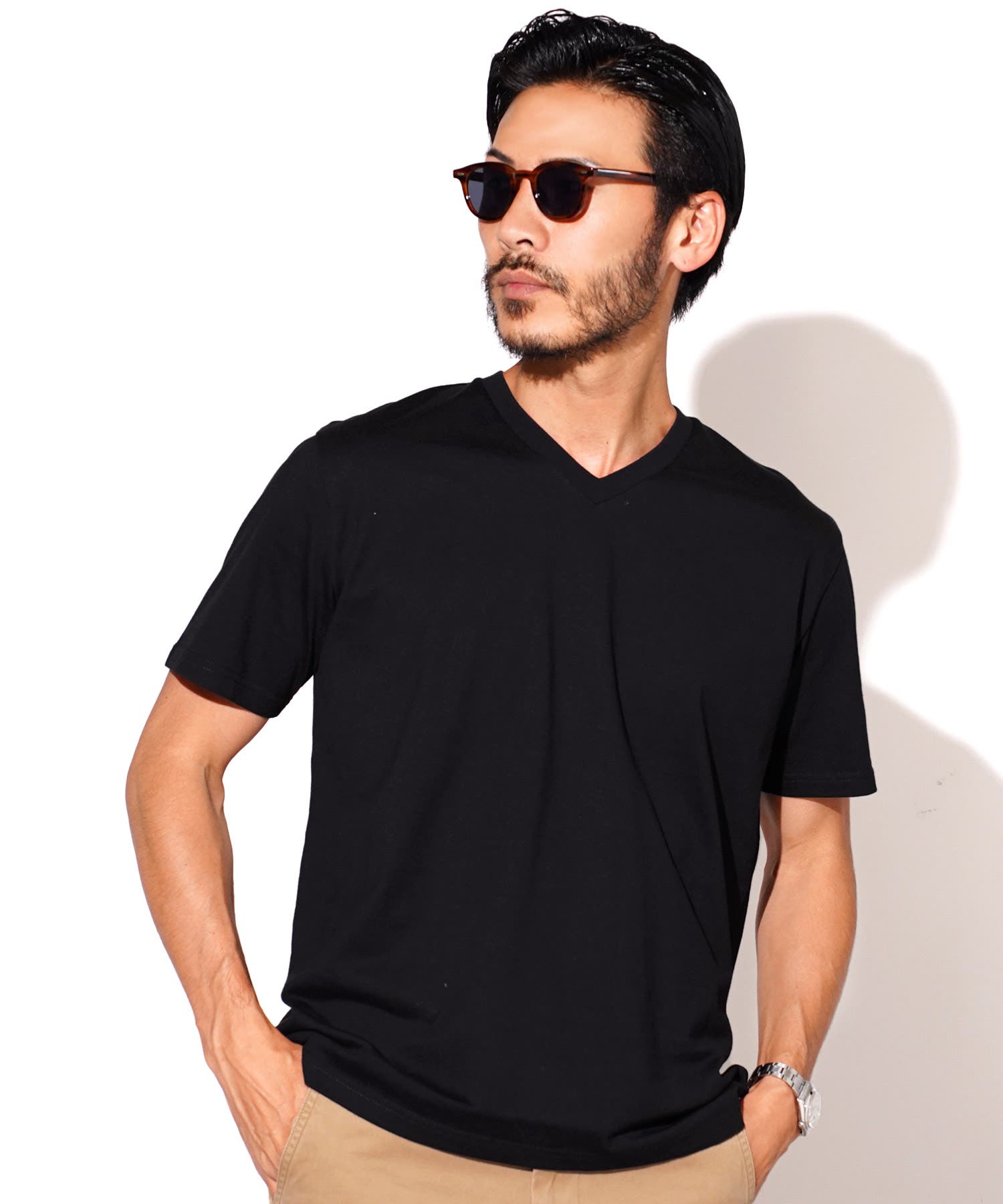 Tシャツ メンズ 無地[品番：JG000013914]｜JIGGYS SHOP（ジギー