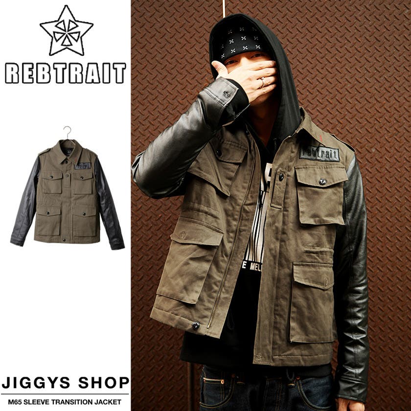 ALPHA INDUSTRIES - コラボ□ALPHA Lee□M65 デニム切替