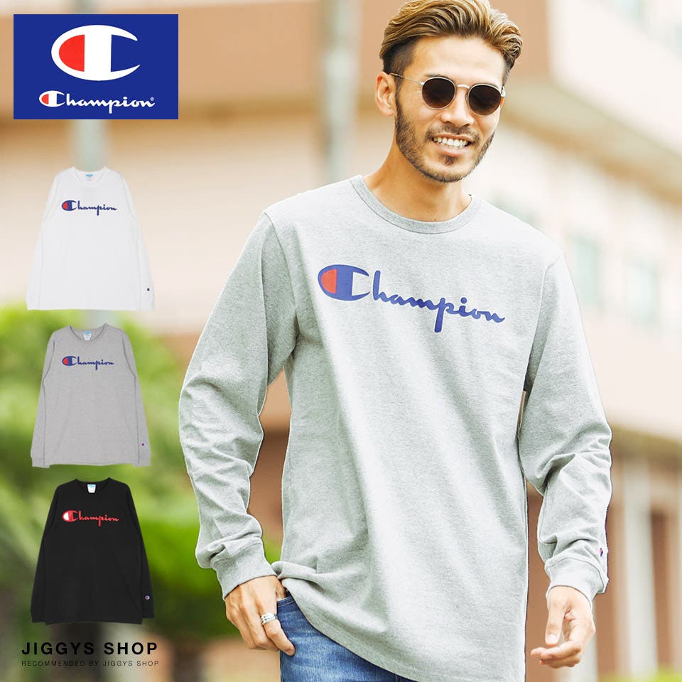 ◇Champion(チャンピオン) 胸ロゴ ロンT◇[品番：JG000012719]｜JIGGYS