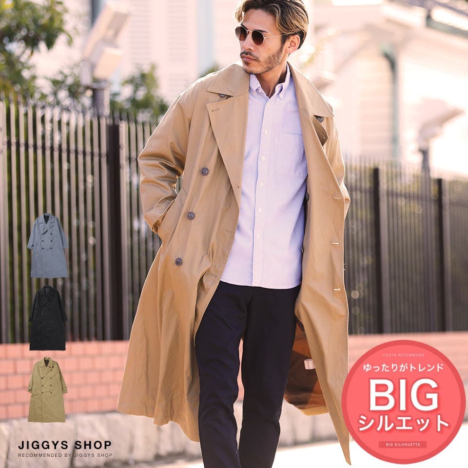 ◇オーバーサイズトレンチコート◇[品番：JG000012476]｜JIGGYS SHOP